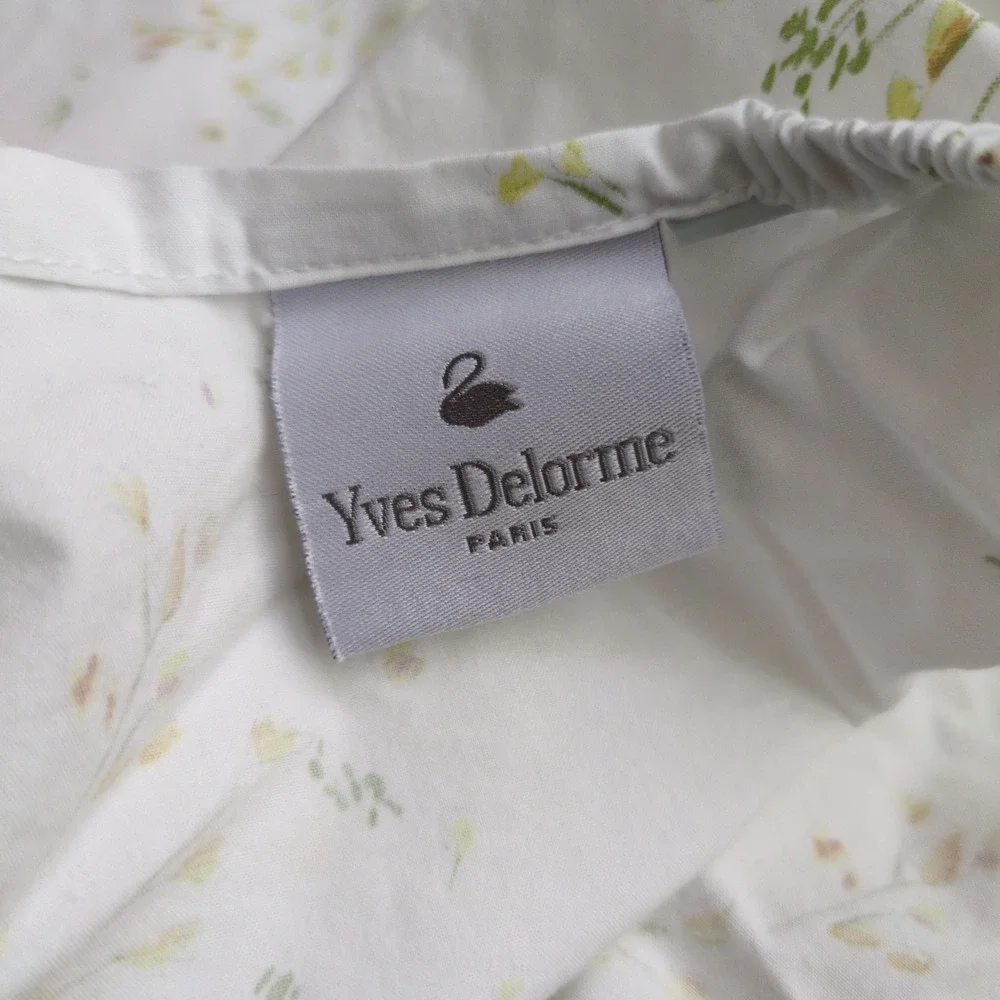 Yves Delorme Paris Senteur Pollen Queen Fitted & Flat Sheet Set Floral Purple